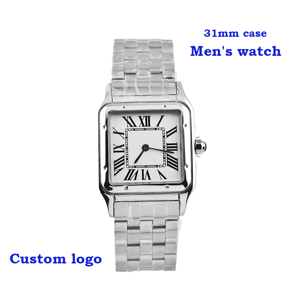 Cartier Watch Tank - 新作メンズVJ20腕時計 高品質ステンレススチール製スクエアウォッチ カスタムロゴ入り腕時計 VJ20ムーブメント搭載腕時計