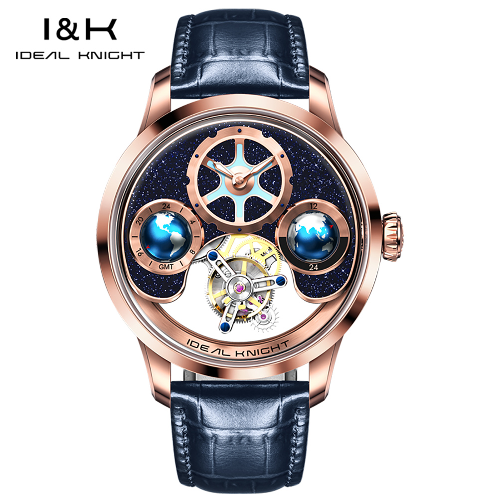 Omega Watch Constellation - 理想的な騎士 6805 トゥールビヨン メンズ腕時計 オリジナル スケルトン