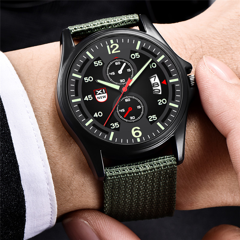 リロイ Hombre 本物の XINEW ブランドメンズ腕時 - Suede Strap Watch のレビューと価格
