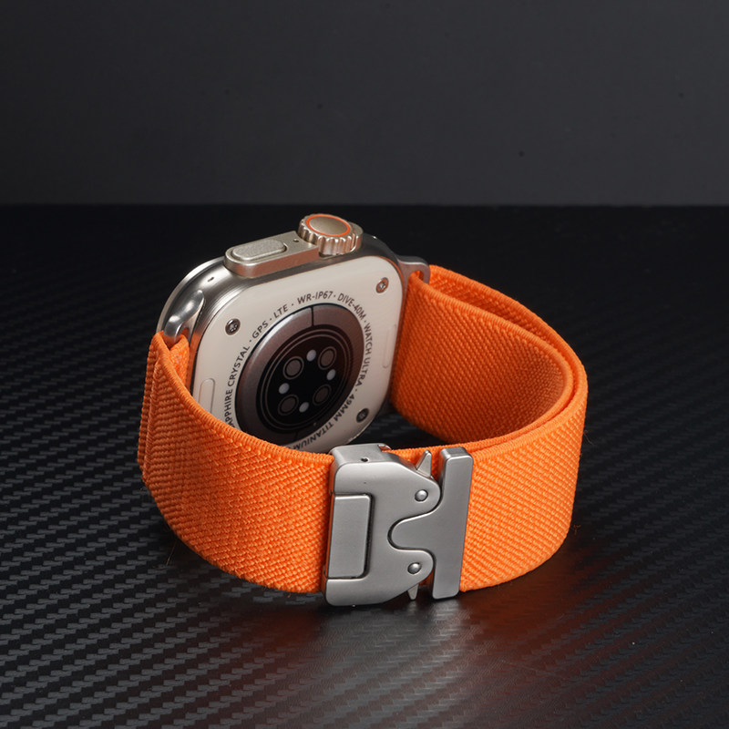 Apple Watch用ナイロン製パラシュートストラップ。4 - Parachute Strap Elastic のレビューと価格